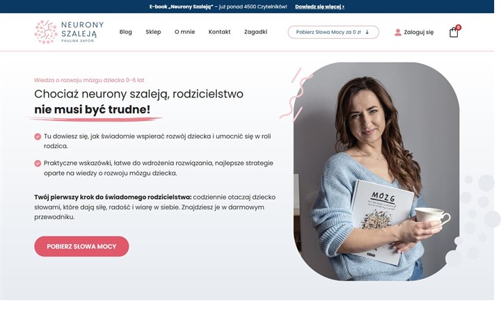 Podgląd strony Neuronyszaleja.pl